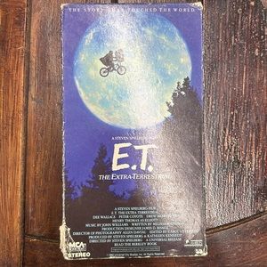 e.t vhs tape